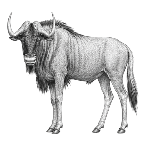 Black Wildebeest